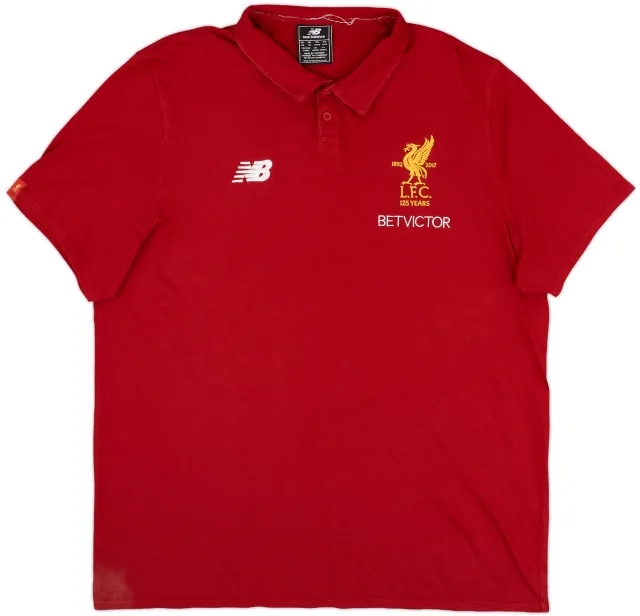 2017-18 Liverpool New Balance Polo Shirt - 7/10 - (XXL)