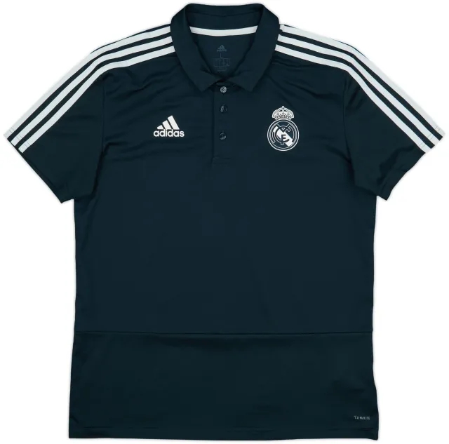 2018-19 Real Madrid adidas Polo Shirt - 8/10 - (L)