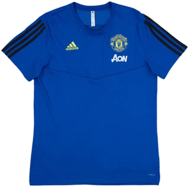 2019-20 Manchester United adidas Cotton Tee - 6/10 - (L)