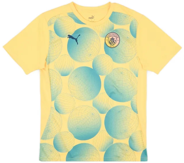 2024-25 Manchester City Puma Pre-Match Shirt - 9/10 - (M)