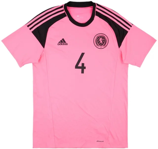 2016-17 Scotland Match Issue Away Shirt #4