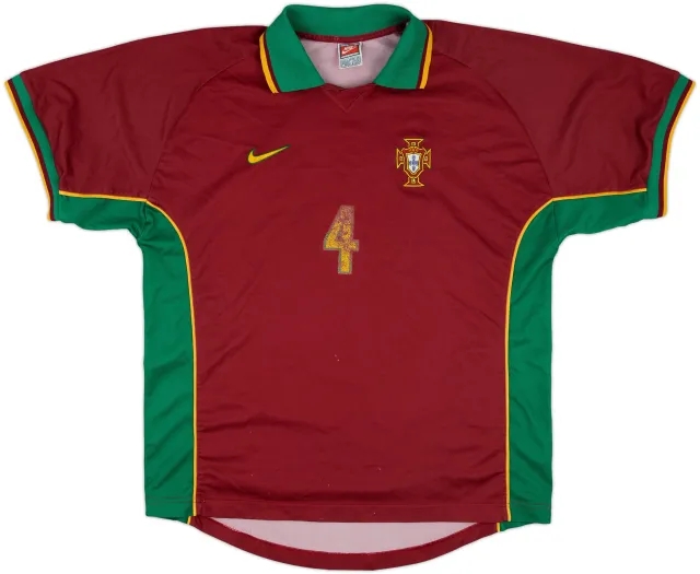 1997-98 Portugal Match Issue Home Shirt #4