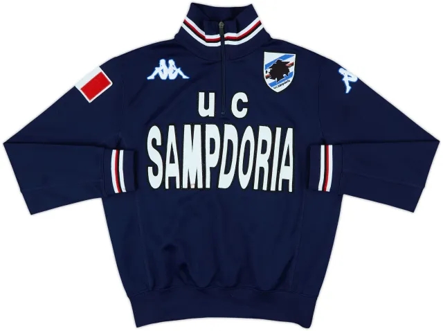 2007-08 Sampdoria Kappa Track Jacket - 6/10 - (M)