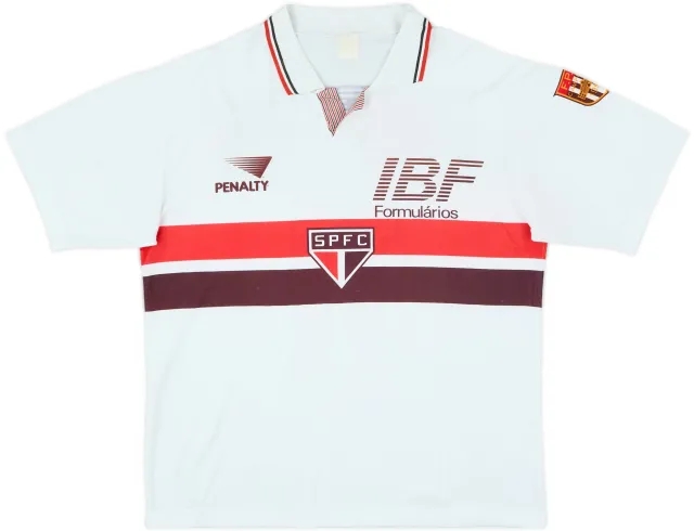 1992 Sao Paulo Signed Home Shirt #11 - 7/10 - (L)