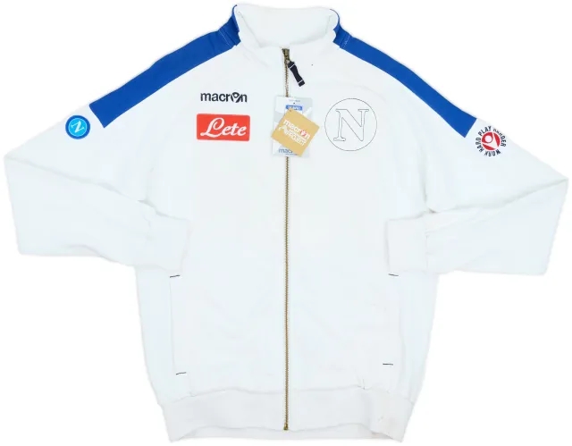 2009-10 Napoli Macron Track Jacket (S)