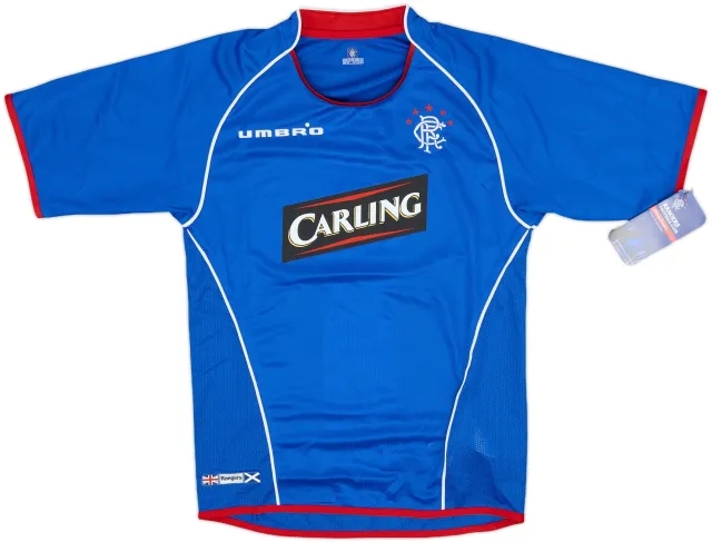2005-06 Rangers Home Shirt (S.Boys)