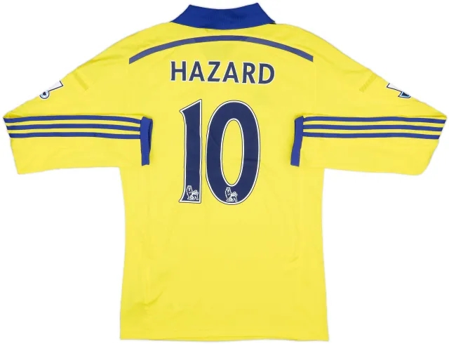 2014-15 Chelsea Away L/S Shirt Hazard #10 (S)