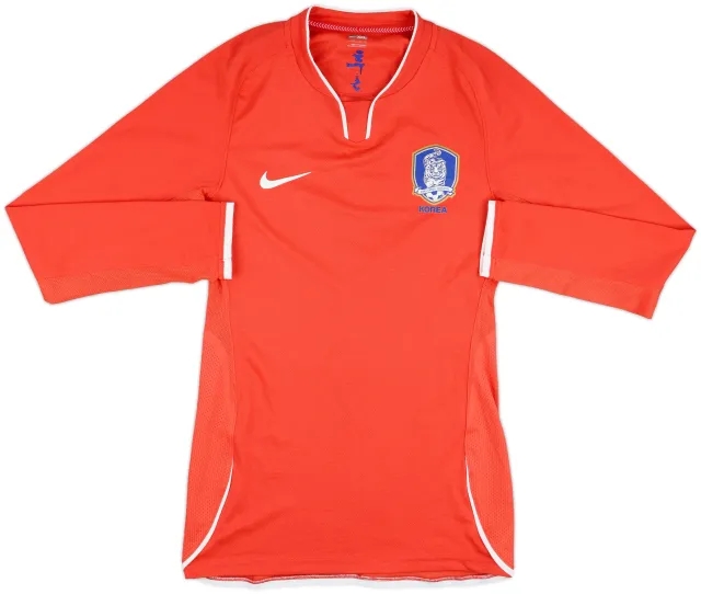 2008-10 South Korea Player Issue Home L/S Shirt - 8/10 - (XXL)