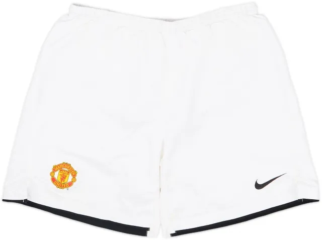 2007-09 Manchester United Home Shorts - 7/10 - (L.Boys)