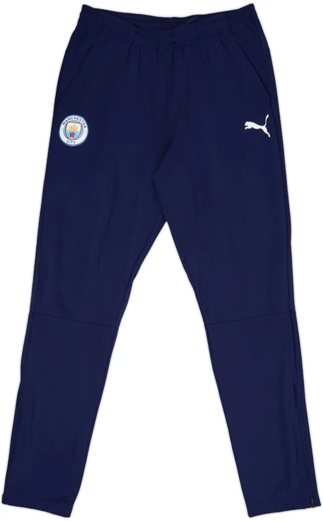 2019-20 Manchester City Puma Track Pants/Bottoms - 8/10 - (L)