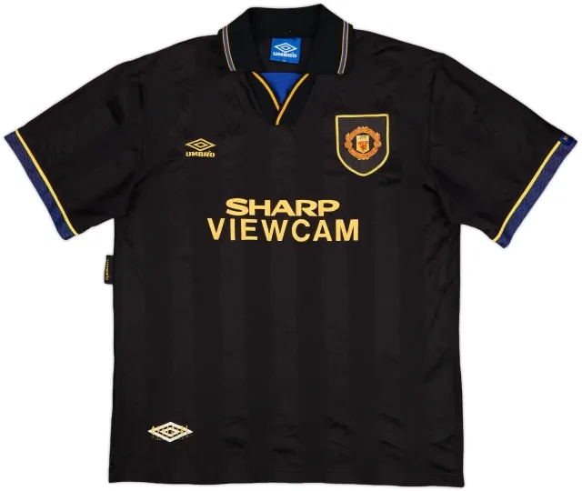1993-95 Manchester United Away Shirt - 8/10 - (XL)