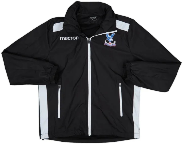 2015-16 Crystal Palace Macron Hooded Rain Jacket - 8/10 - (M)
