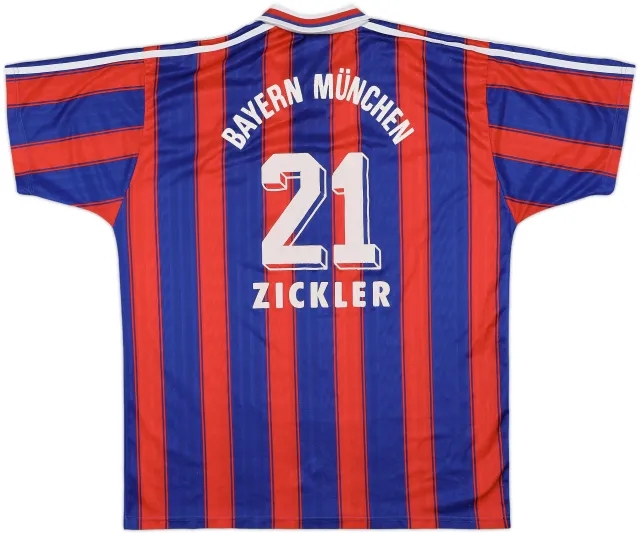 adidas Bayern Munich Mens SS Home Shirt 1995/97