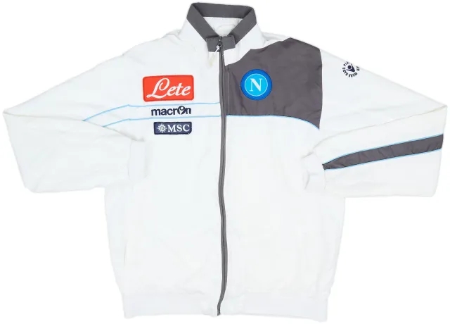 2011-12 Napoli Macron Track Jacket - 8/10 - (L)