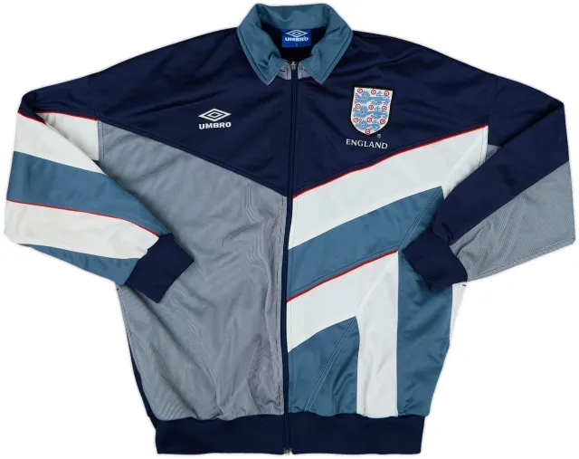 1995-97 England Umbro Track Jacket - 6/10 - (M)