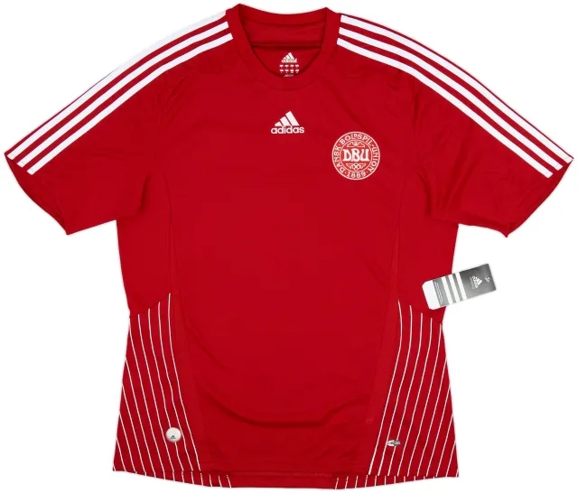 adidas Denmark Mens SS Home Shirt 2007