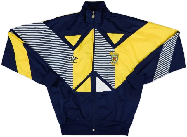 1990-92 Scotland Umbro Track Jacket - 9/10 - (S)