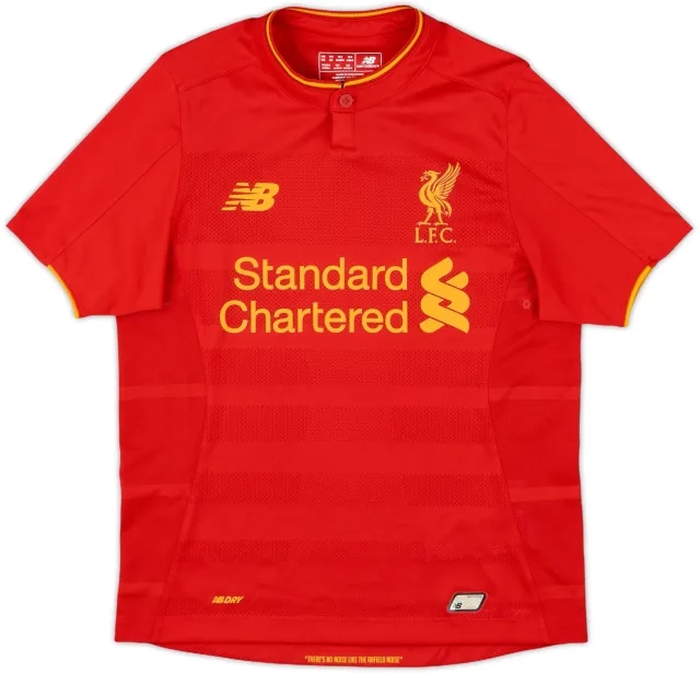 2016-17 Liverpool Home Shirt - 10/10 - (M.Boys)