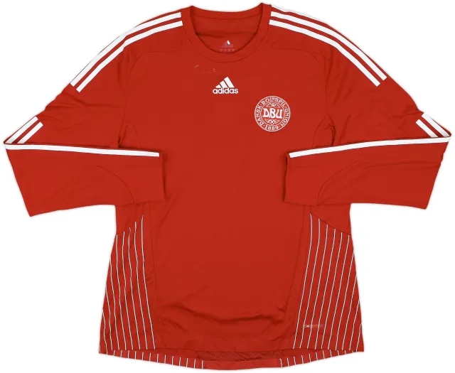 adidas Denmark Mens LS Player Issue Home Shirt 2007