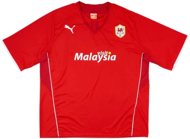 2013-14 Cardiff Home Shirt - 7/10 - (XXL)