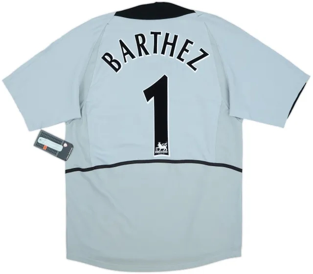 2002-04 Manchester United GK S/S Shirt Barthez #1 (M)