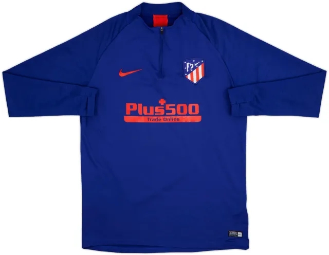 2020-21 Atletico Madrid Nike 1/4 Zip Training Top - 7/10 - (L)