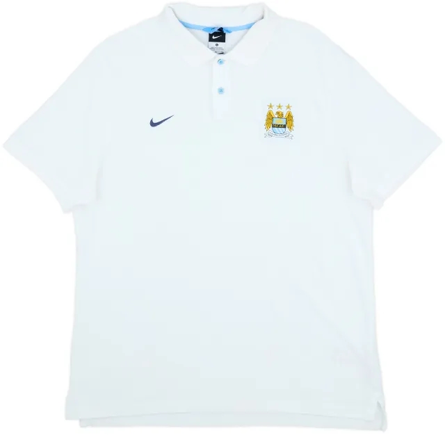 2013-14 Manchester City Nike Polo Shirt - 7/10 - (XL)