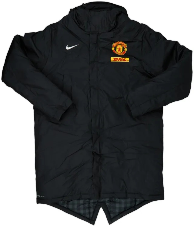 2012-13 Manchester United Padded Bench Coat - 10/10 - (L)