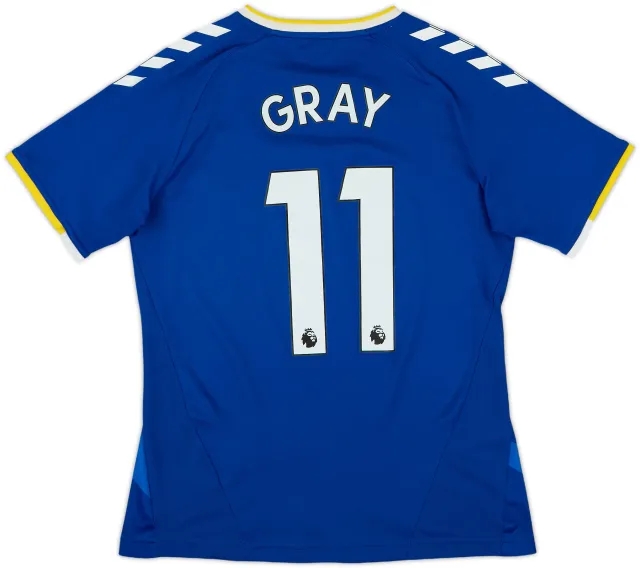 2021-22 Everton Home Shirt Gray #11 - 8/10 - (Women's L)