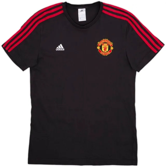 2017-18 Manchester United adidas Cotton Tee - 8/10 - (M)