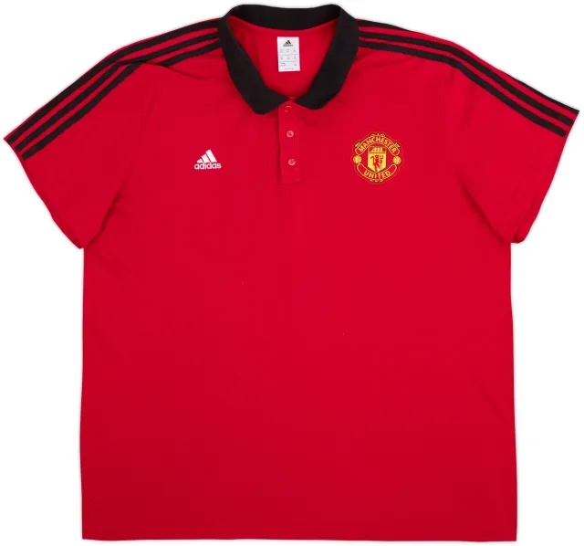 2017-18 Manchester United adidas Polo Shirt - 8/10 - (3XL)