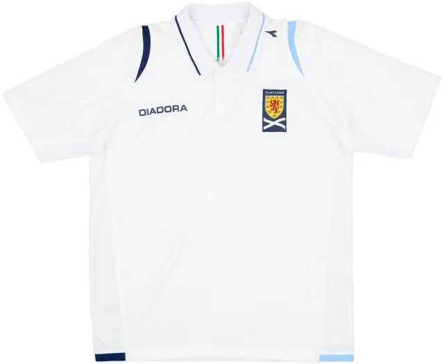 Diadora Scotland Mens SS Home Shirt 2007