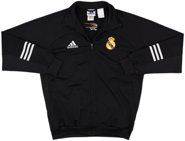 2001-02 Real Madrid adidas Centenary Track Jacket - 8/10 - (XL.Boys)