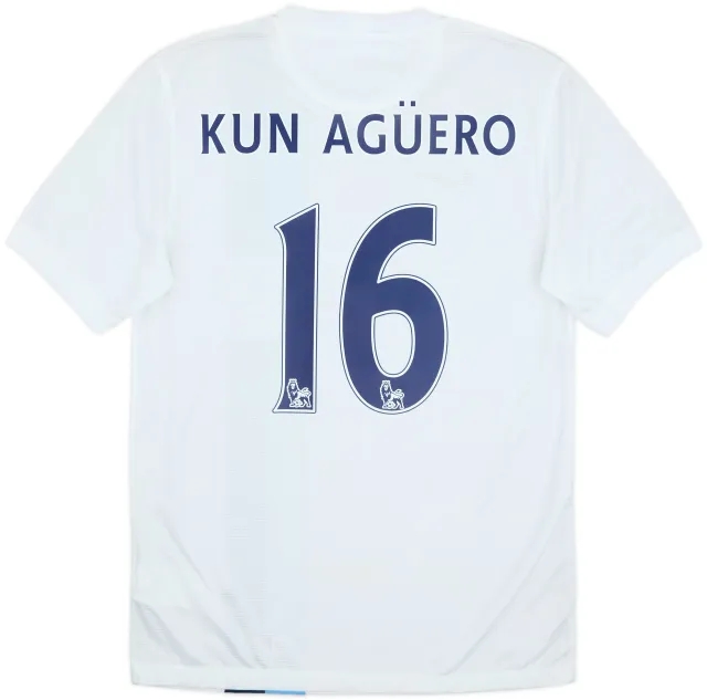 2013-14 Manchester City Third Shirt Kun Aguero #16 (S)