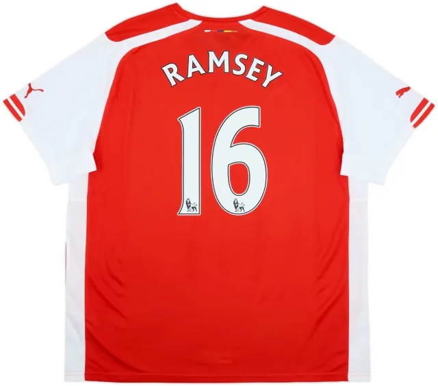 2014-15 Arsenal Home Shirt Ramsey #16 (XXL)