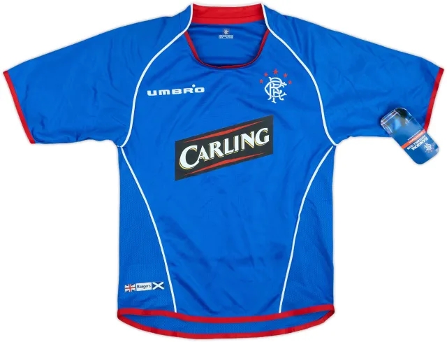 Umbro Rangers Mens SS Home Shirt 2005/06