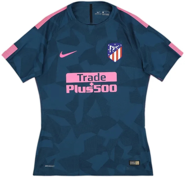 2017-18 Atletico Madrid Player Issue Third Shirt - 9/10 - (L)