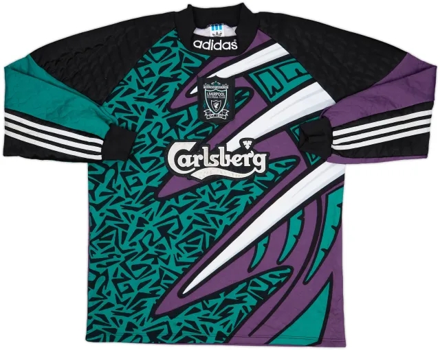 1995-96 Liverpool GK Shirt - 7/10 - (M)