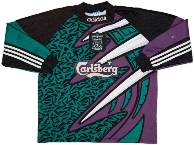 1995-96 Liverpool GK Shirt - 5/10 - (L)