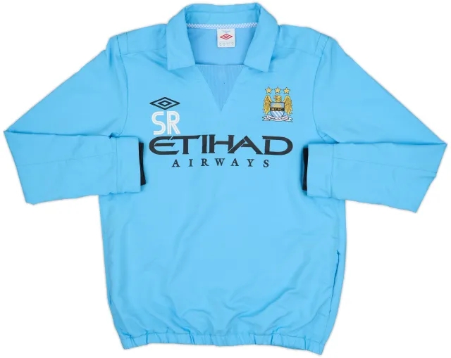 2011-12 Manchester City Umbro Staff Issue Drill Top SR - 9/10 - (M)
