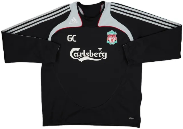 2008-09 Liverpool adidas Staff Issue adidas Sweat Top GC - 8/10 - (XL)