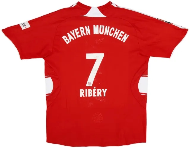 2007-08 Bayern Munich Home Shirt Ribery #7 - 5/10 - (XL.Boys)