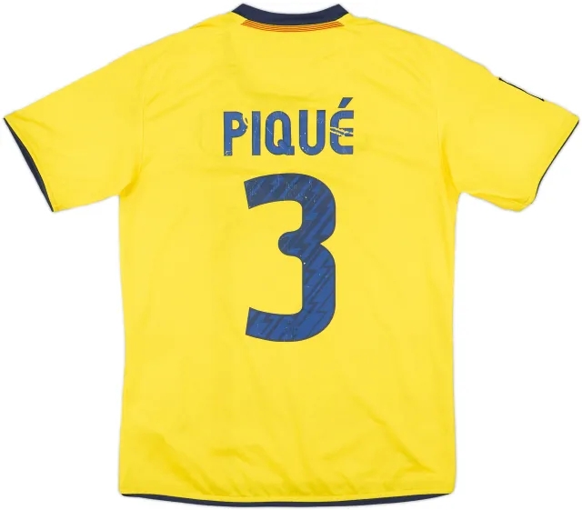 2008-10 Barcelona Away Shirt Pique #3 - 5/10 - (S)