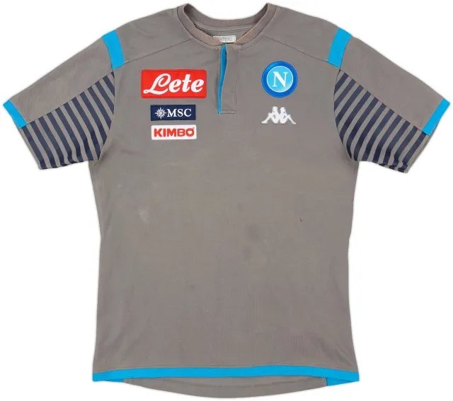 2017-18 Napoli Kappa Polo Shirt - 5/10 - (XL)