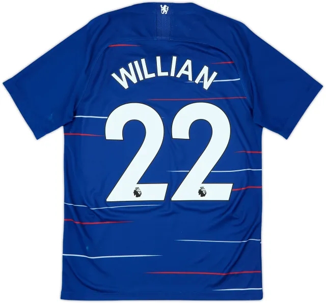 2018-19 Chelsea Home Shirt Willian #22 - 9/10 - (S)