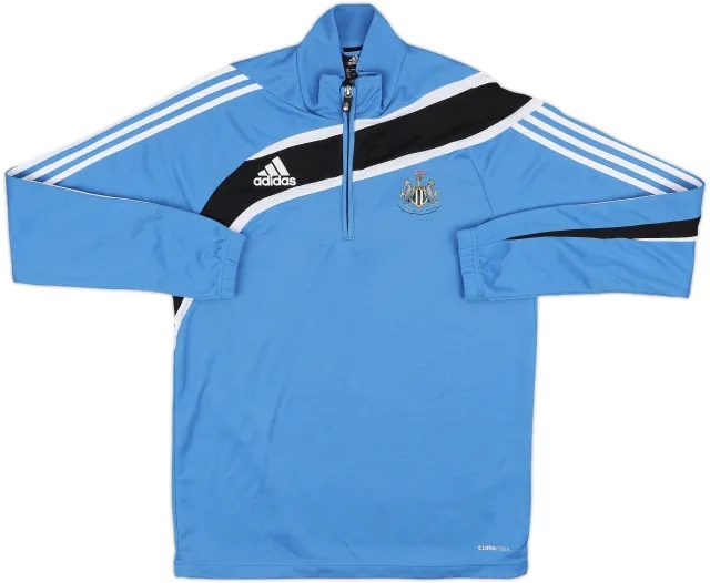 2009-10 Newcastle United adidas 1/4 Zip Training Top - 8/10 - (M)