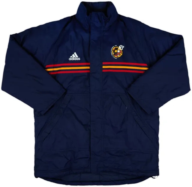 1998-00 Spain adidas Padded Bench Coat - 8/10 - (M/L)