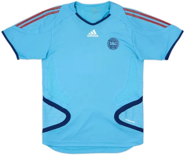 adidas Denmark Womens SS Home Shirt 2007
