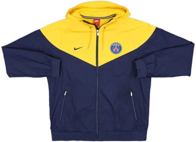 2017-18 Paris Saint-Germain Nike Hooded Track Jacket - 8/10 - (L)
