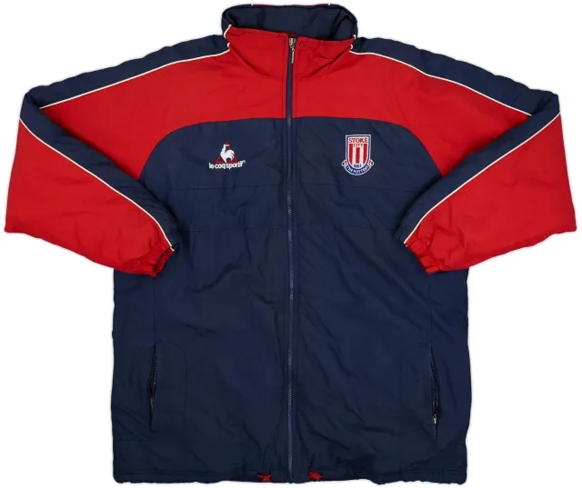 2002-03 Stoke City Le Coq Sportif Padded Bench Coat - 7/10 - (M)